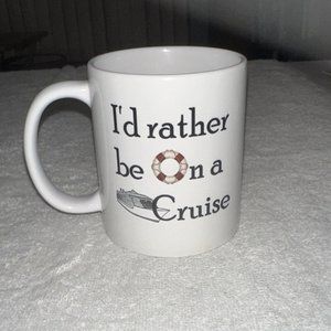 CafePress I’d Rather Be Cruising Coffee/Tea Cup/Mug Orca Coatings